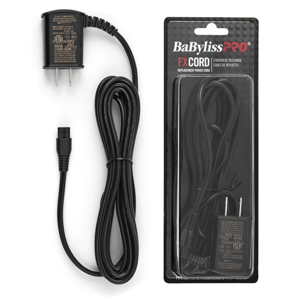 BaBylissPRO FX Cord Trimmer/Clipper Replacement Power/Charger Cord for Models FX870, FX820, FX788, FX787 (FXCORD) — image 1