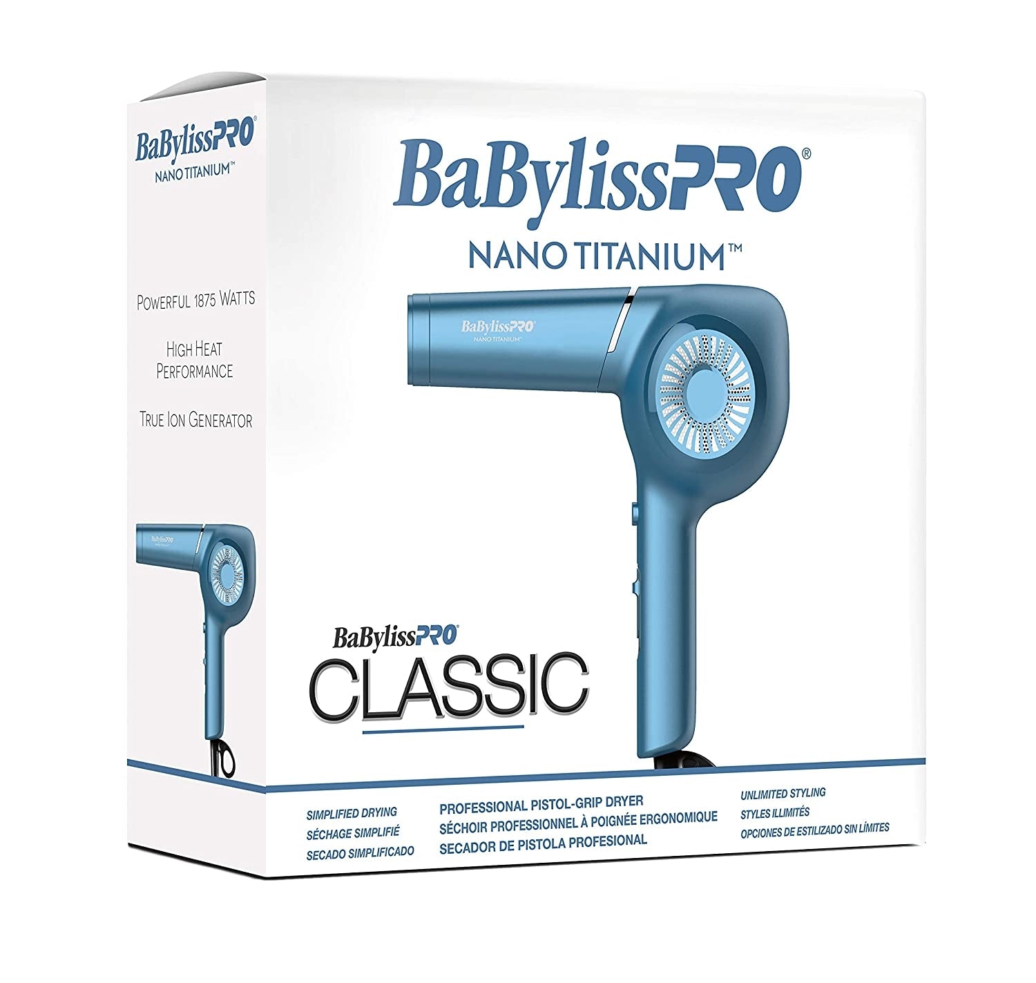 BaBylissPRO Classic Nano Titanium Hair Dryer (BNT5175UC) — image 3