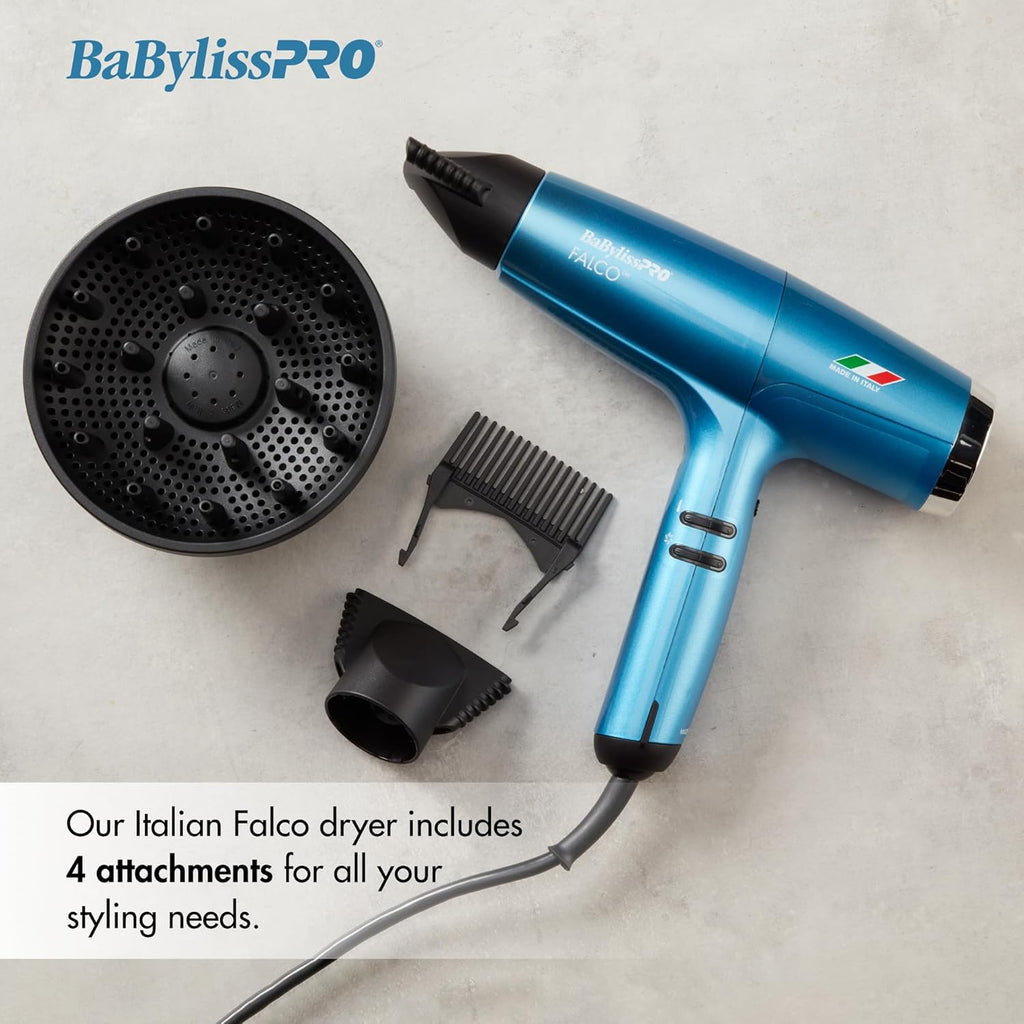 BaBylissPRO Nano Titanium Professional Italian High-Speed Falco Hair Dryer (BNT8550) — image 16