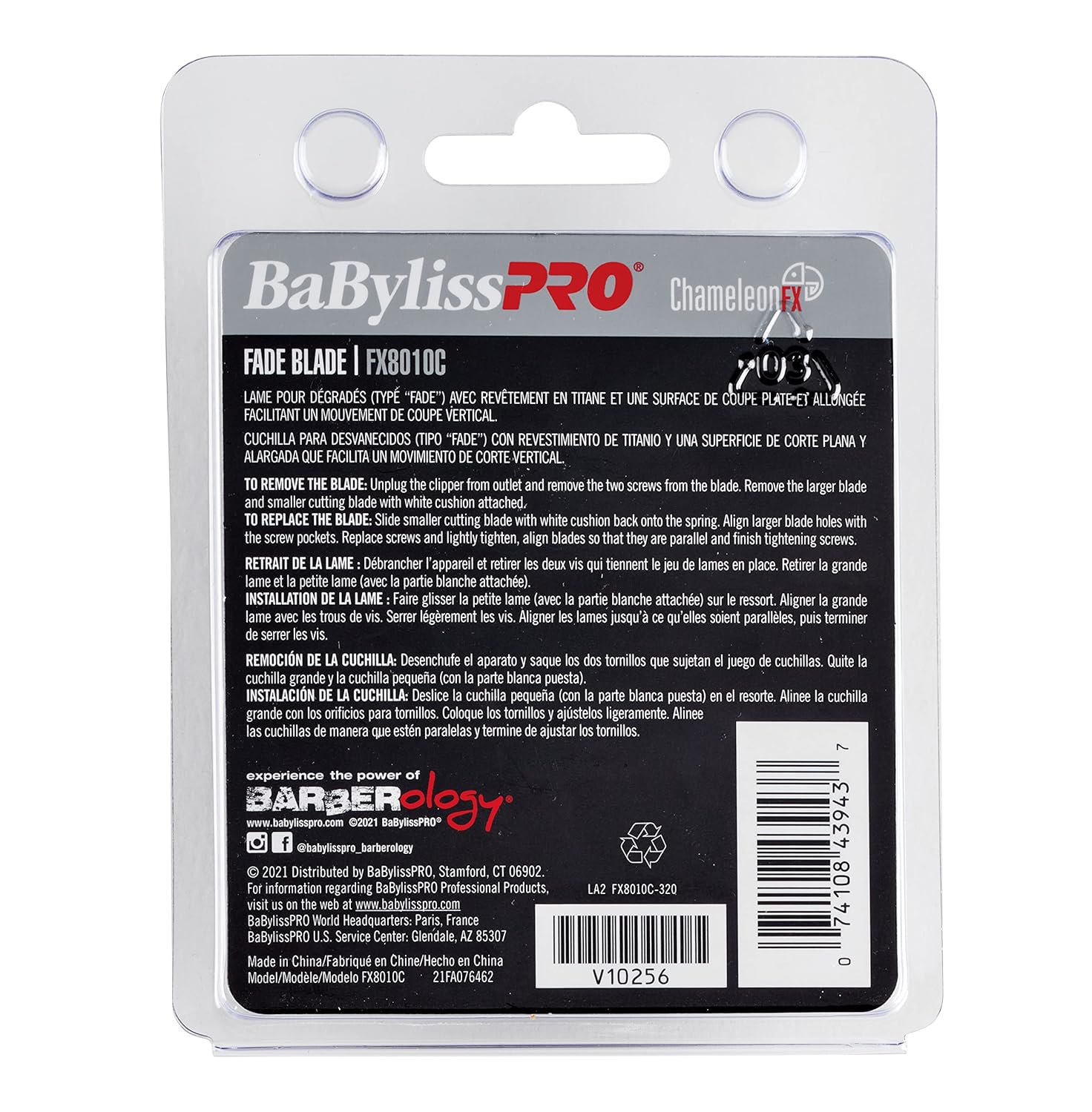 BaBylissPRO ChameleonFX Titanium Fade Blade (FX8010C) — image 7