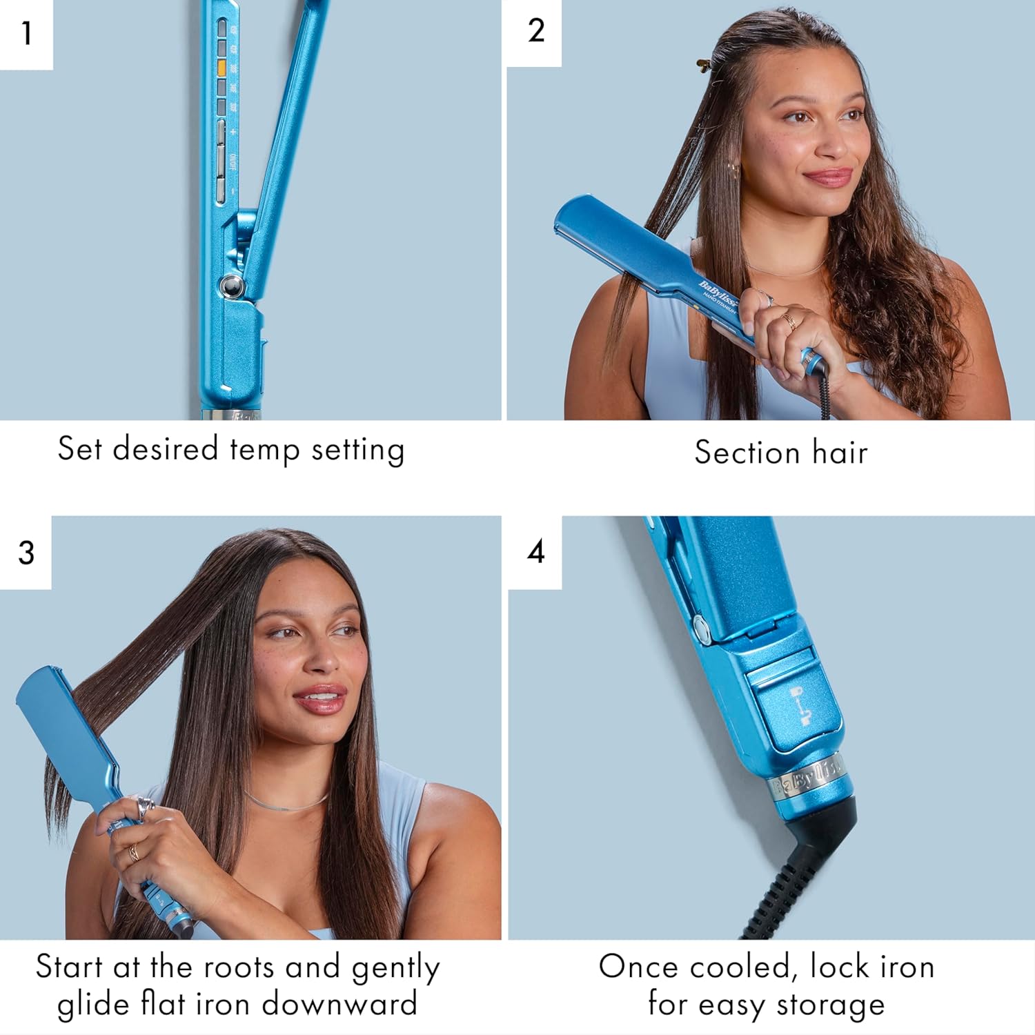 BaBylissPRO Nano Titanium Ultra-Thin Flat Iron — image 13