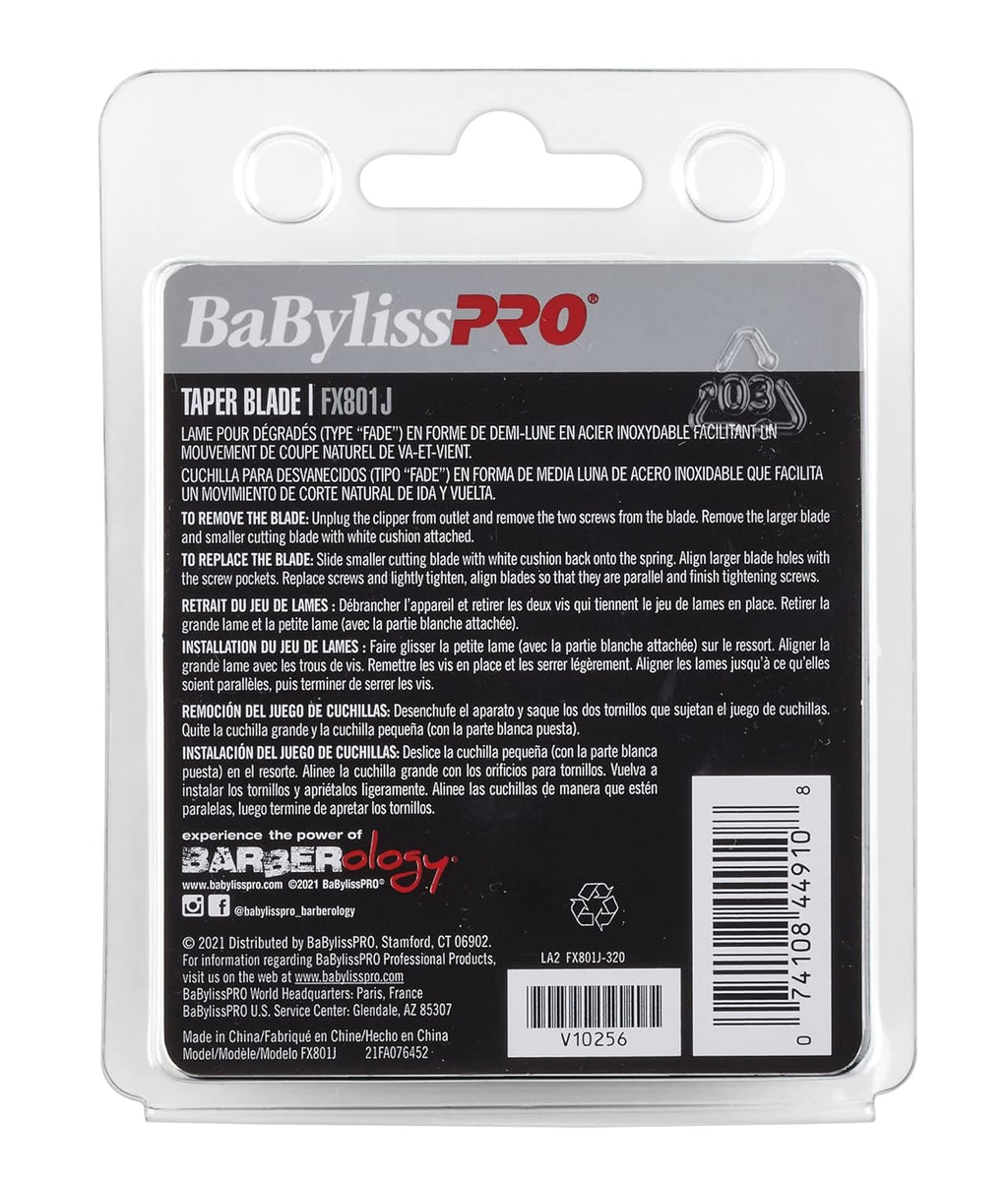 BaBylissPRO Stainless Steel Taper Replacement Blade (FX801J) — image 5