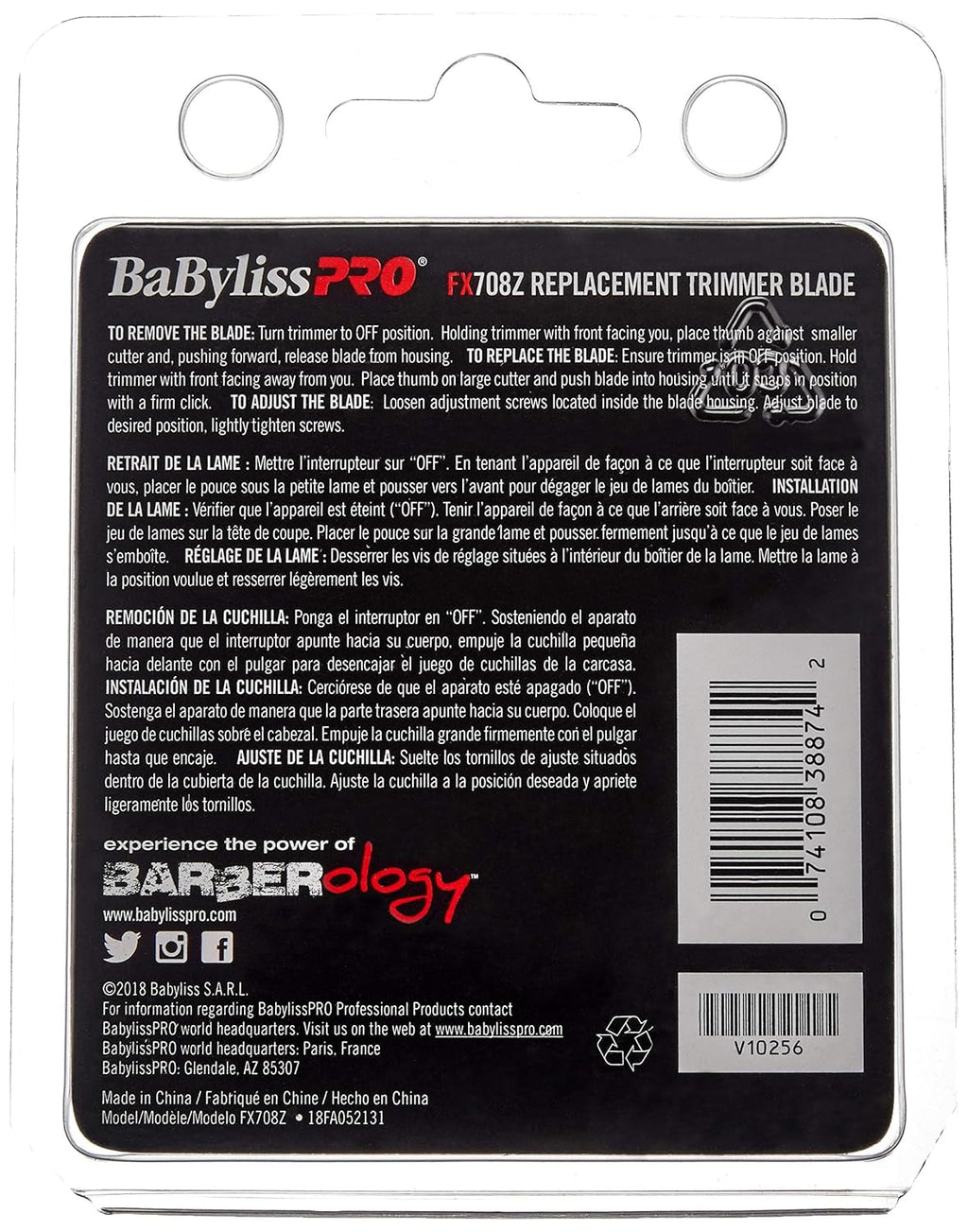 BaBylissPRO Zero-Gap Replacement T-Blade (FX708Z) — image 4