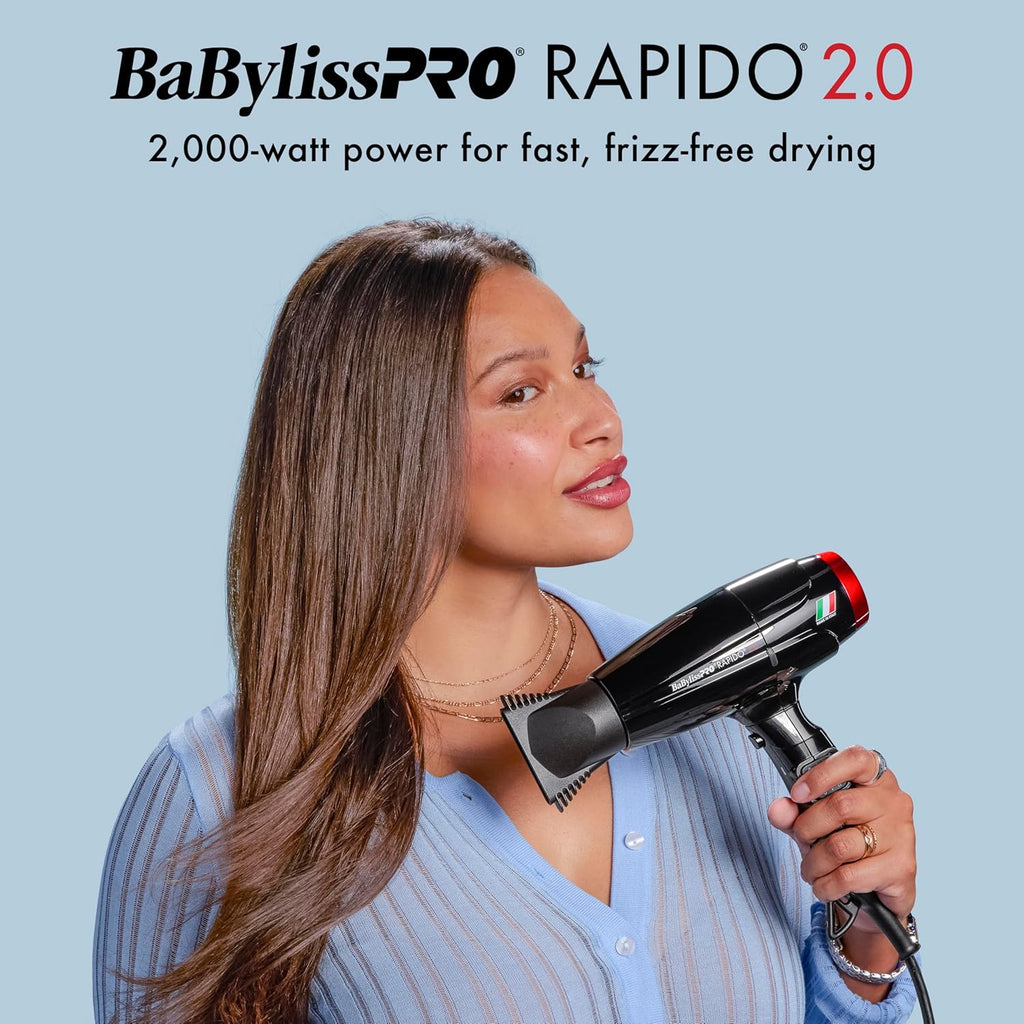 BaBylissPRO High Speed Rapido 2.0 Professional Hair Dryer (BRAP2) — image 4