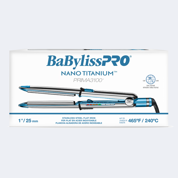 BaBylissPRO Nano Titanium Prima 3100 Flat Iron - 1" (BNT3100TUC) — image 5