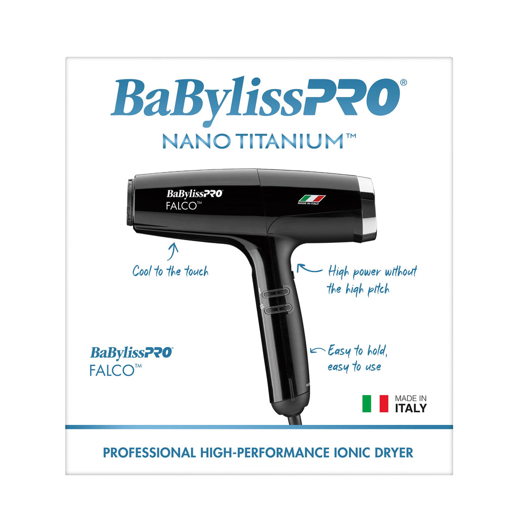 BaBylissPRO Nano Titanium Professional Italian High-Speed Falco Hair Dryer (BNT8550) — image 7
