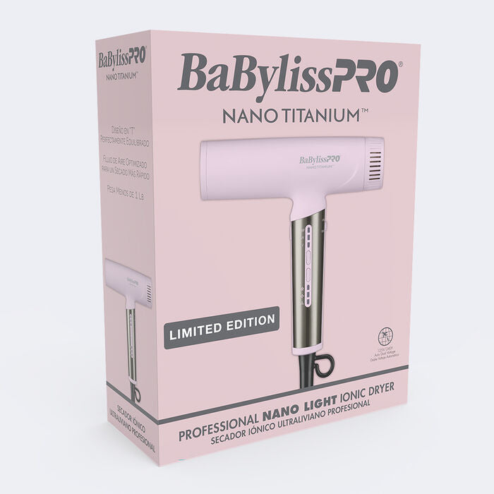 BaBylissPRO Limited Edition Nano Titanium Nano Light Ionic Dryer - Pink (BNTC9200PK) — image 4