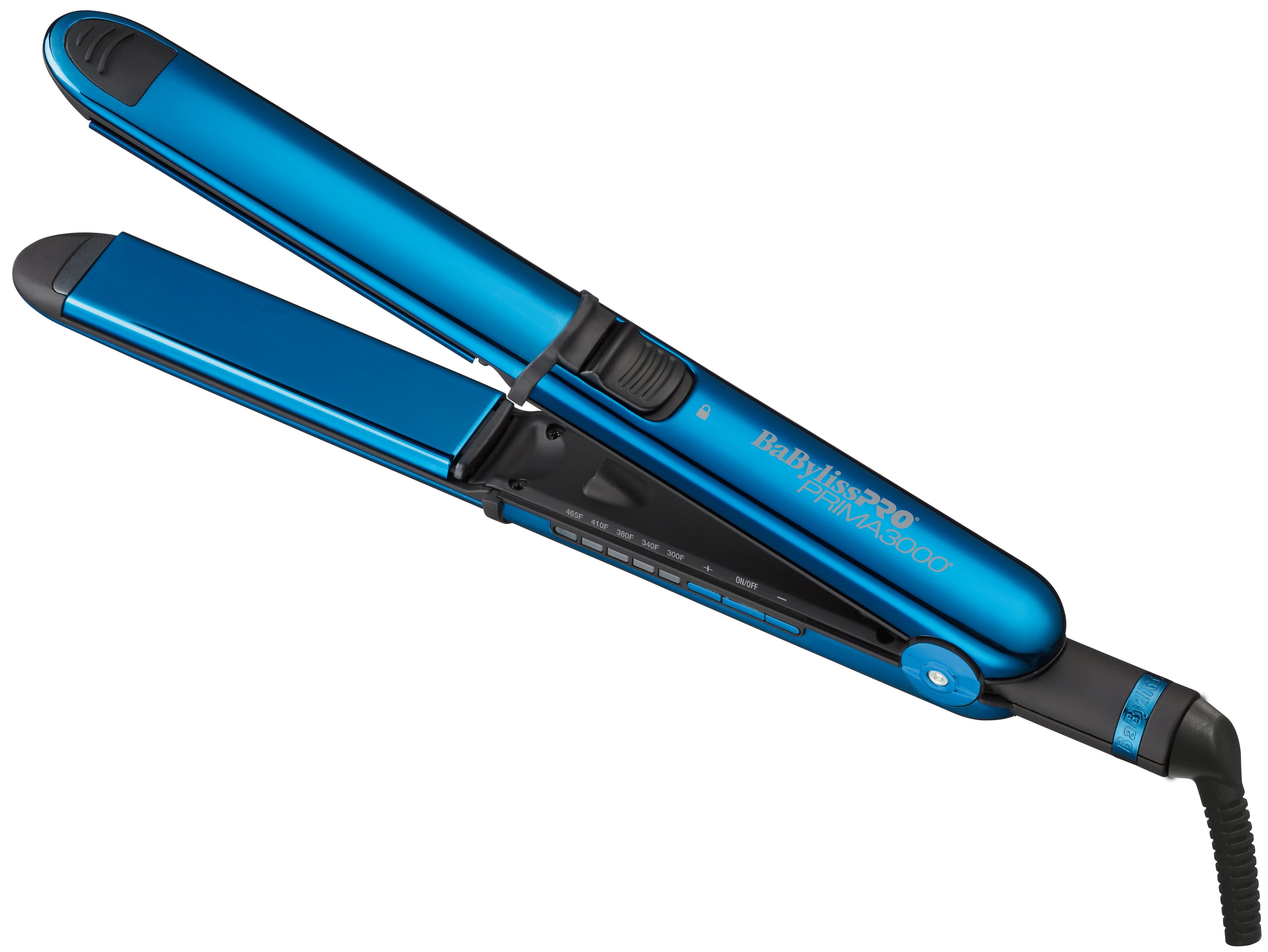 BaBylissPRO Limited Edition Black & Blue Nano Titanium Prima 3000 Flat Iron - 1.25" (BNTMB3000TUC) — image 1