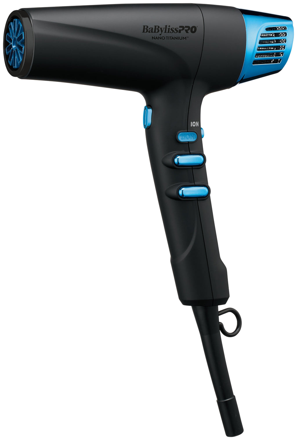 BaBylissPRO Limited Edition Black & Blue Nano Titanium High-Speed Dual Ionic Hair Dryer (BNTMB9100) — image 1
