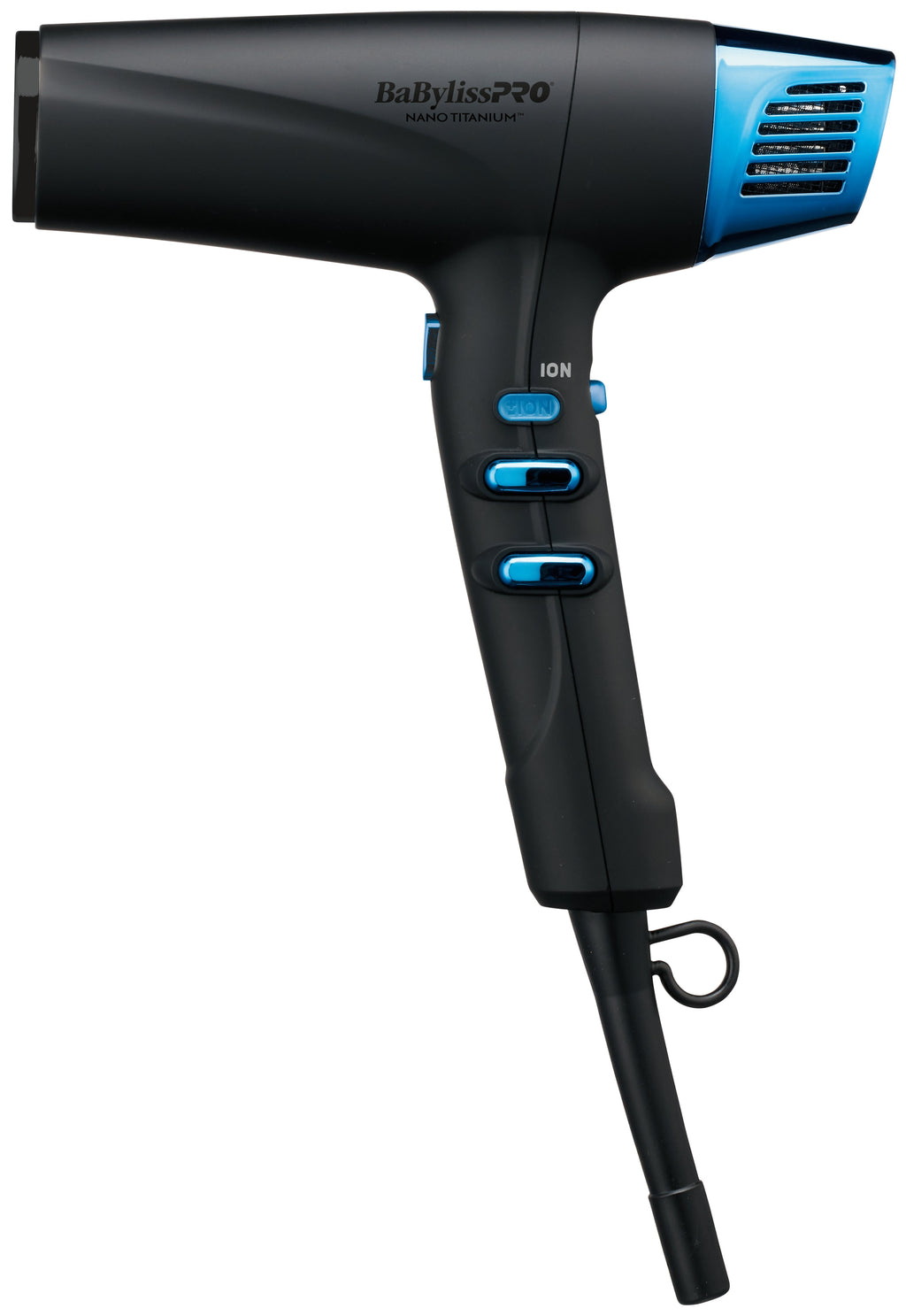 BaBylissPRO Limited Edition Black & Blue Nano Titanium High-Speed Dual Ionic Hair Dryer (BNTMB9100) — image 2