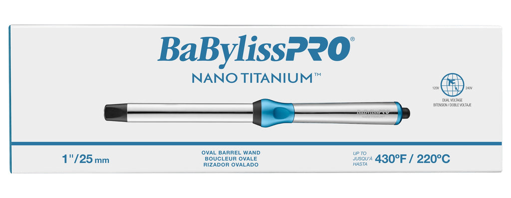 BaBylissPRO Nano Titanium Oval Barrel Curling Wand — image 6