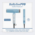 BaBylissPRO Limited Edition Nano Titanium Nano Light Ionic Dryer + FREE 1" Compact Ultra-Thin Flat Iron Value Set (BNTPP79) — image 1