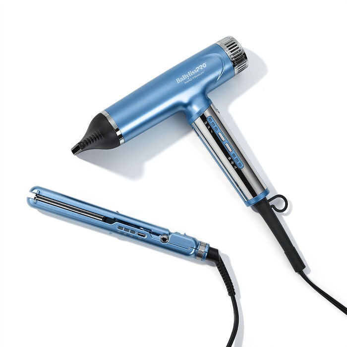 BaBylissPRO Limited Edition Nano Titanium Nano Light Ionic Dryer + FREE 1" Compact Ultra-Thin Flat Iron Value Set (BNTPP79) — image 2