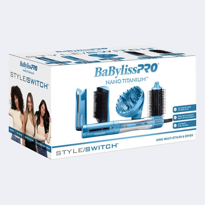 BaBylissPRO Nano Titanium StyleSwitch Ionic Mulit-Styler & Dryer (BNTSS-5PK) — image 21