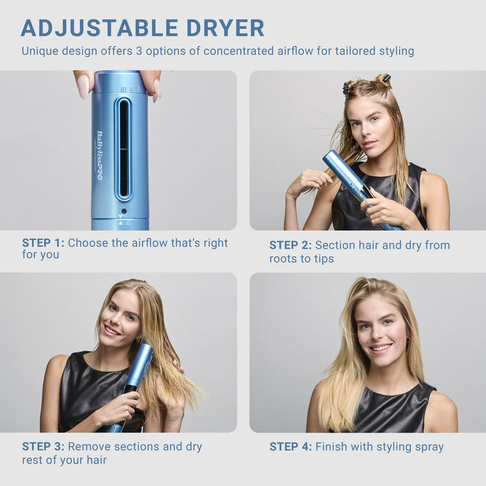BaBylissPRO Nano Titanium StyleSwitch Ionic Mulit-Styler & Dryer (BNTSS-5PK) — image 18