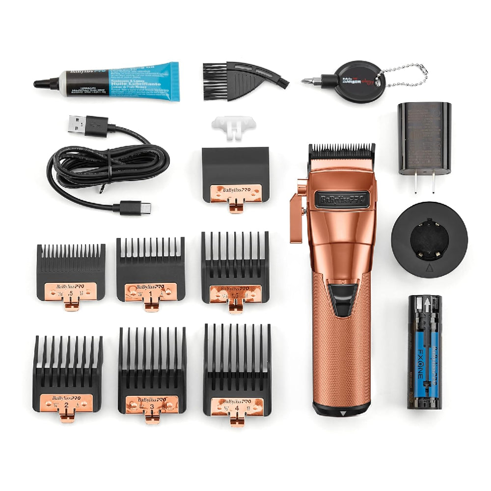 Babyliss Pro FXONE Gold/Black/Blue/Rose Cordless Clipper (#FX899)-Clipper Vault
