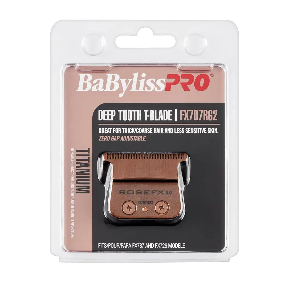 BaByliss Pro RoseFX Titanium Trimmer Blade - Deep Tooth (FX707RG2)