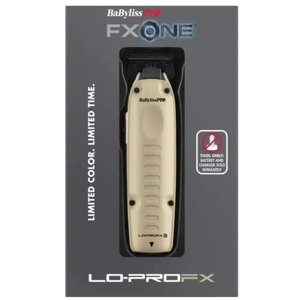 BaBylissPRO FXONE Lo-ProFX Limited Edition Sand Interchangeable Battery Trimmer (Tool Only) (FX729SDLT)