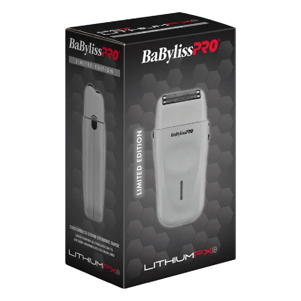 Babyliss Pro Limited Edition LithiumFX+ Lithium Ergonomic Cord/Cordless Double Foil Shaver - Grey (FXFS573GY) — image 5