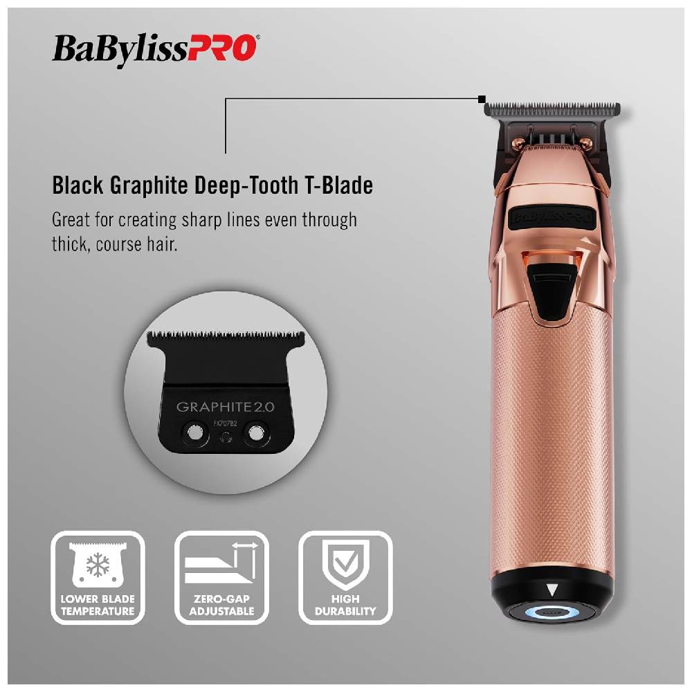 Babyliss Pro FXONE RoseFX Cordless Trimmer (#FX799RG) — image 3