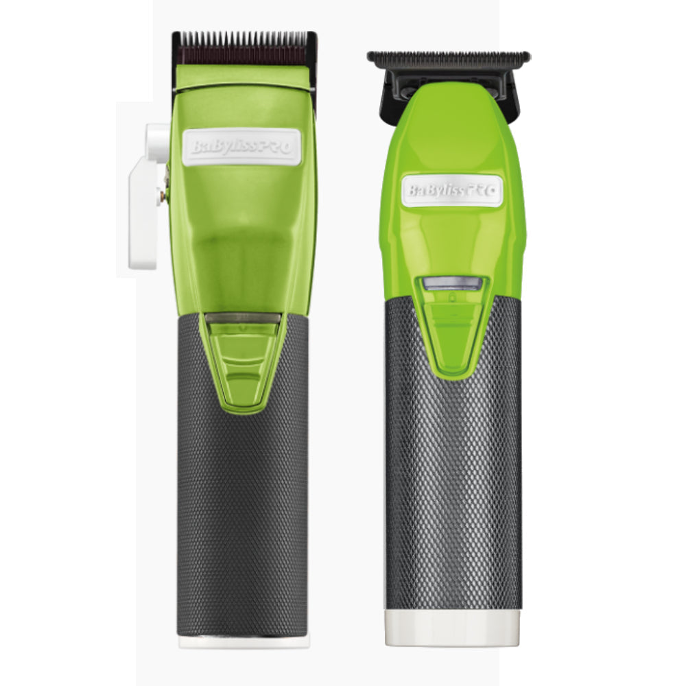 BaByliss Pro LimitedFX Clipper + Trimmer (Green, Silver) (Combo) — image 1