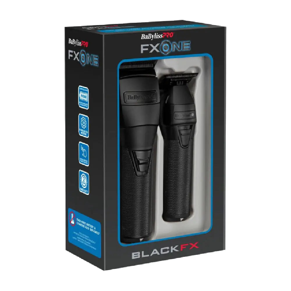 BaBylissPRO FXONE BlackFX Clipper & Trimmer Bundle - Tools Only (FX1CTMBTO)