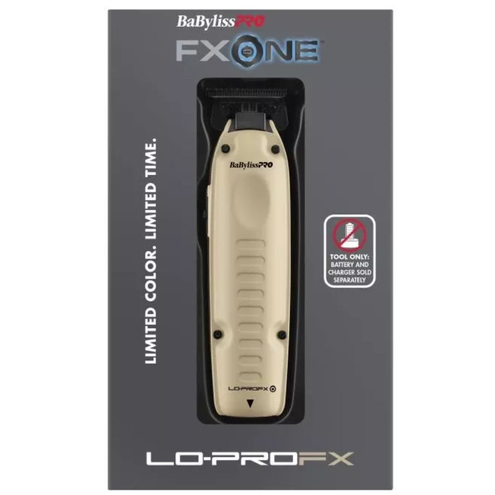 BaBylissPRO FXONE LO-PRO Sand Cordless Clipper + Trimmer (FX829SDLT + FX729SDLT) (Combo)