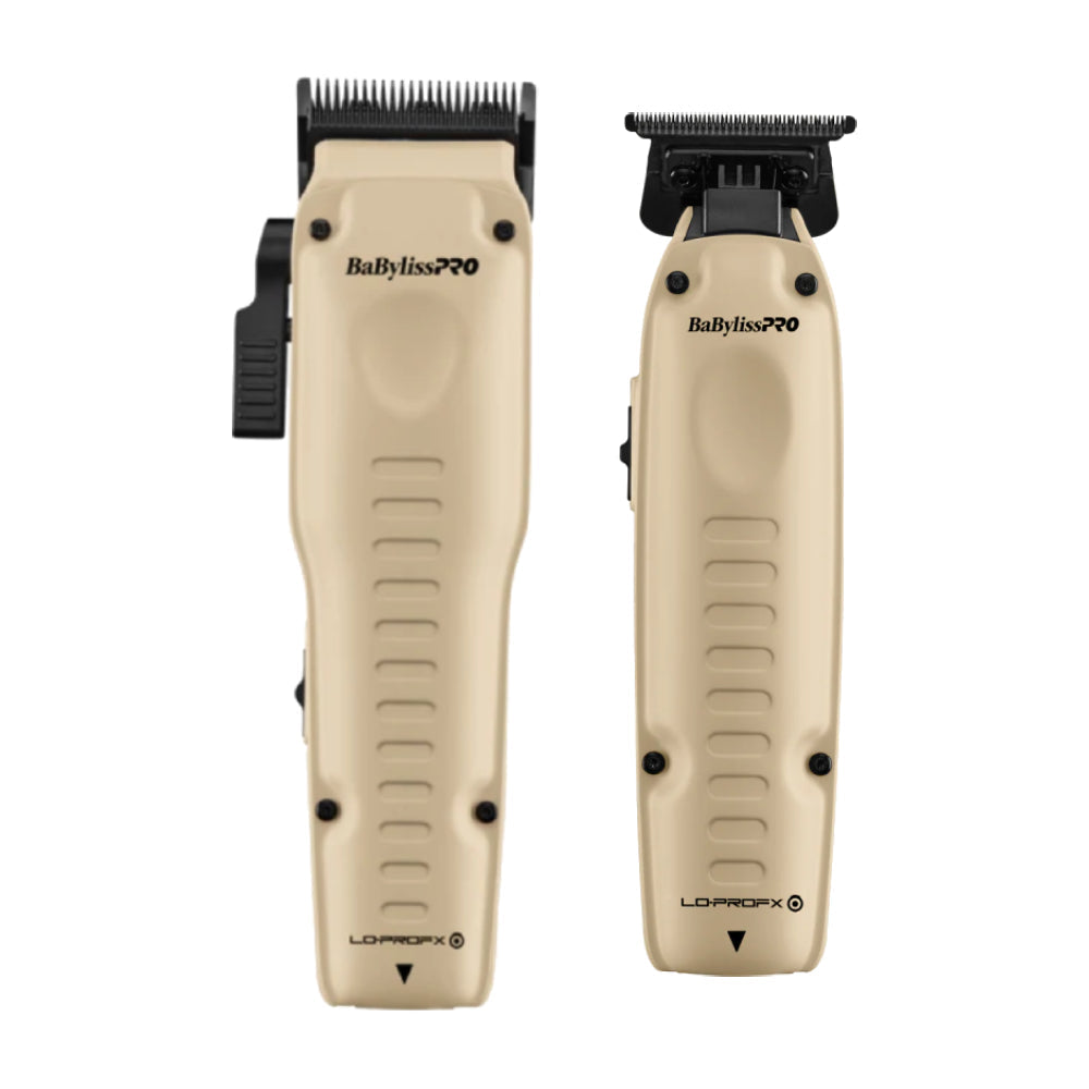BaBylissPRO FXONE LO-PRO Sand Cordless Clipper + Trimmer (FX829SDLT + FX729SDLT) (Combo)
