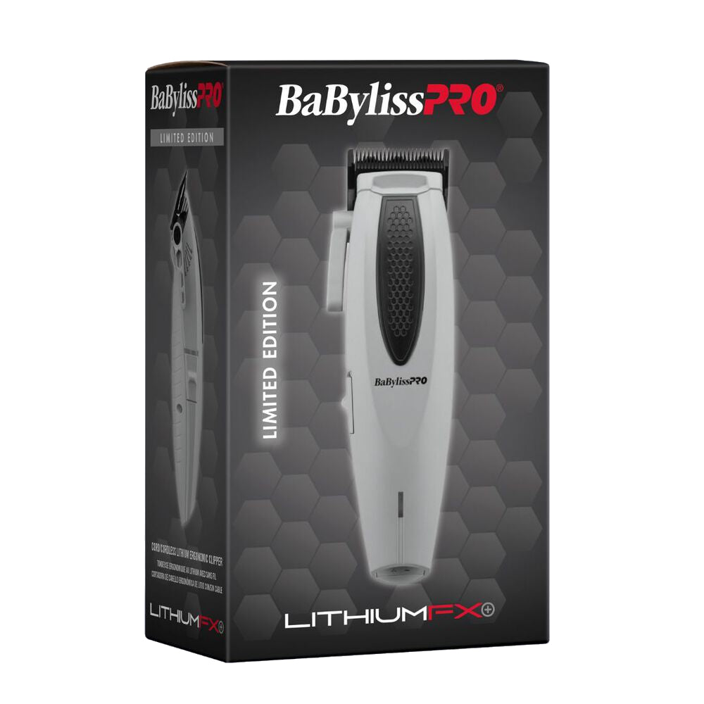 Babyliss Pro Limited Edition Lithium FX Cordless Ergonomic Clipper + Trimmer - Grey  (Combo) (FX673NSGY + FX773NGY) — image 14