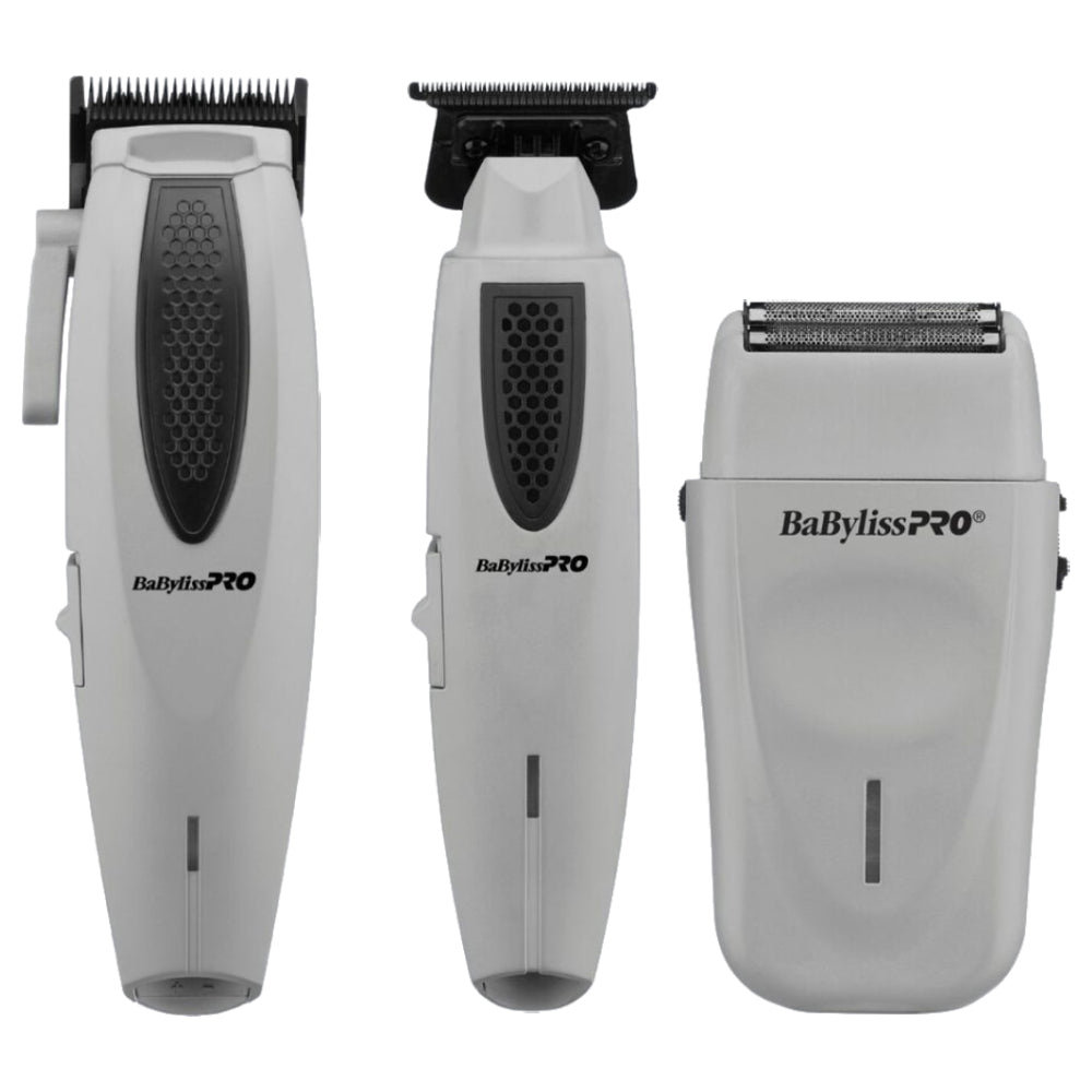 Babyliss Pro Limited Edition Lithium FX Cordless Ergonomic Clipper + Trimmer + Shaver - Grey (Combo) — image 1