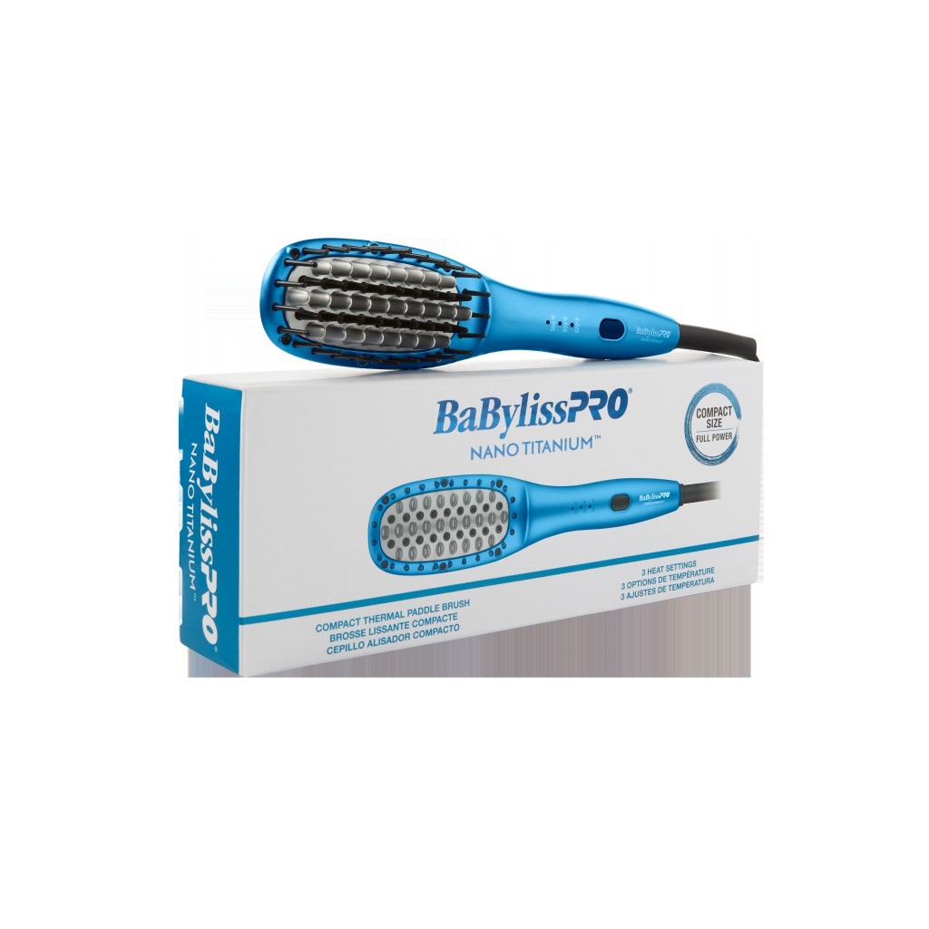 BaBylissPRO Nano Titanium Compact Thermal Paddle Brush (BNTPB2UC) — image 3