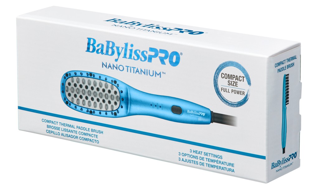 BaBylissPRO Nano Titanium Compact Thermal Paddle Brush (BNTPB2UC) — image 6