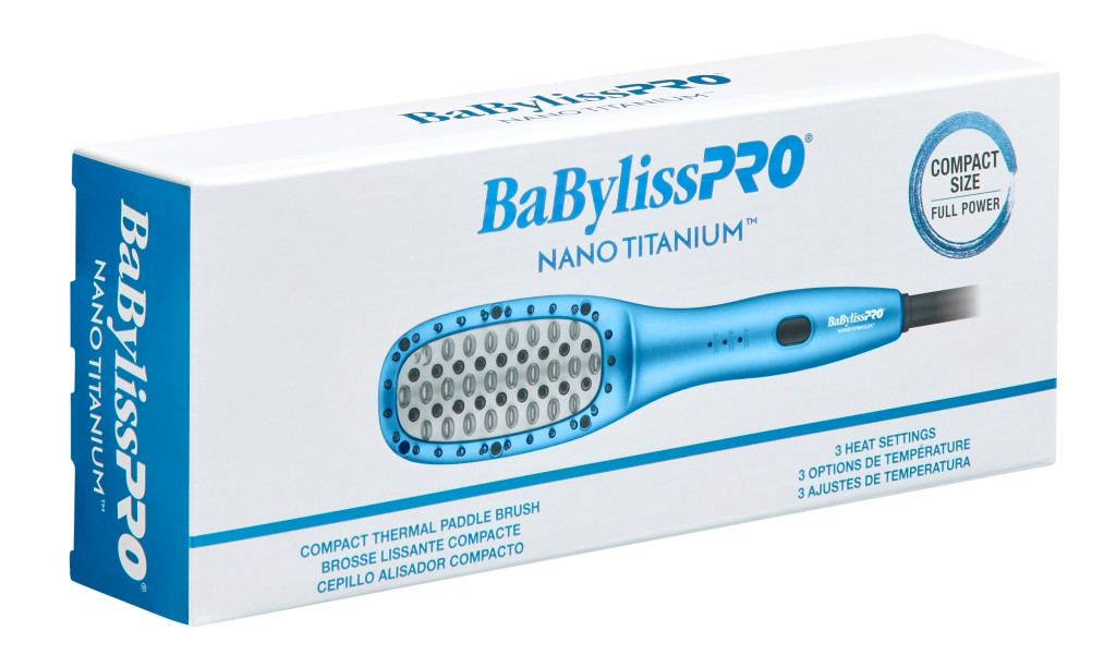 BaBylissPRO Nano Titanium Compact Thermal Paddle Brush (BNTPB2UC) — image 5