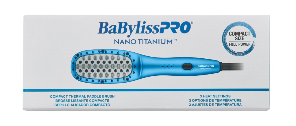 BaBylissPRO Nano Titanium Compact Thermal Paddle Brush (BNTPB2UC) — image 4