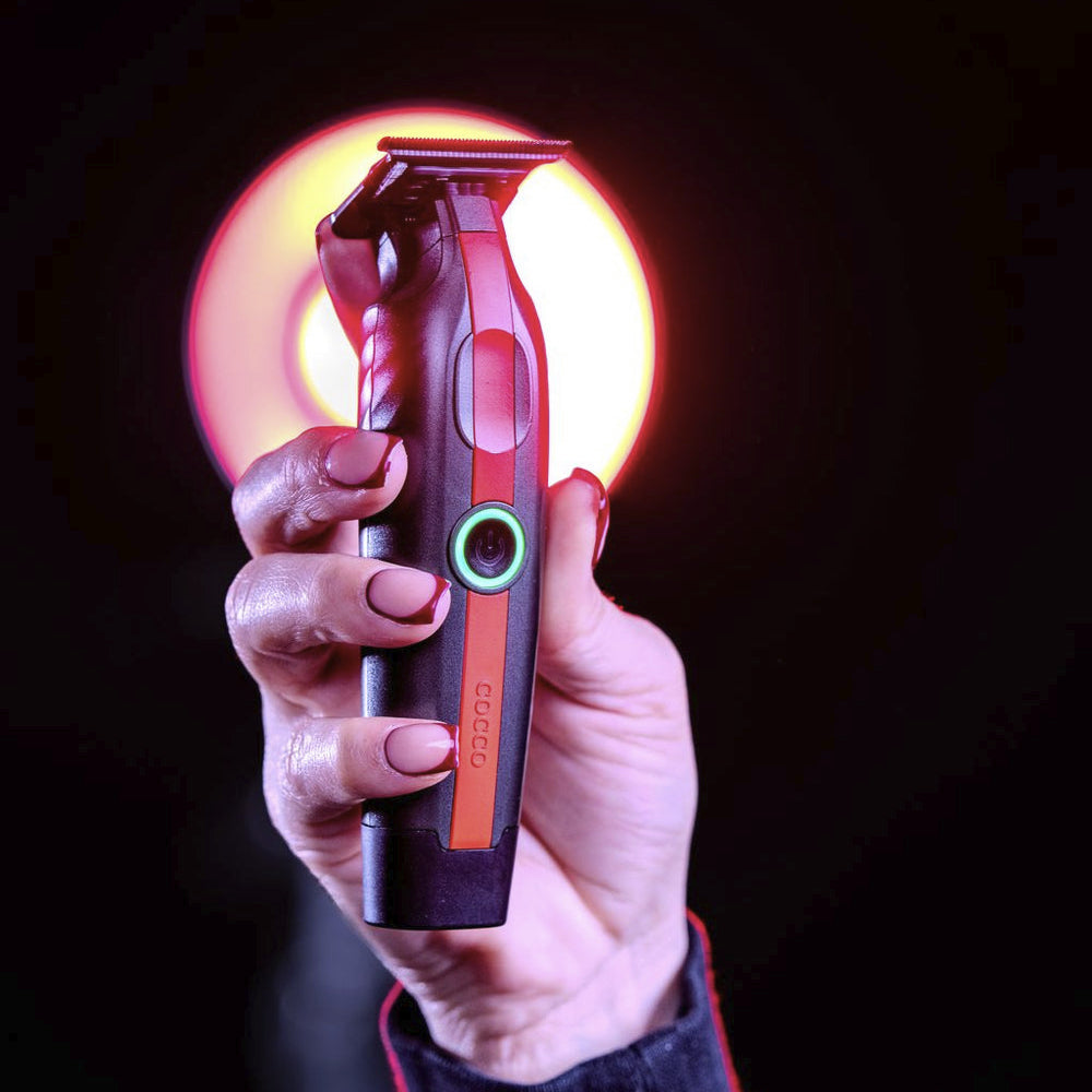 Cocco Veloce Lite Cordless Hair Trimmer (Black & Red or Green & White)
