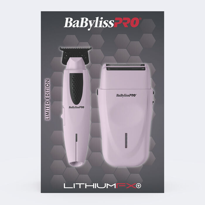 BaBylissPRO Limited Edition LithiumFX+ Trimmer & Double Foil Shaver Value Set - Pink (FX73FSTPKMP) — image 7