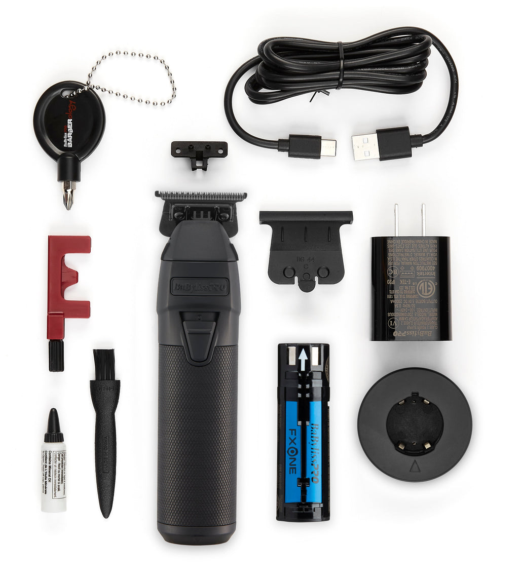BaBylissPRO FXONE BLACKFX All-Metal Interchangeable-Battery Cordless Trimmer (FX799MB) — image 4