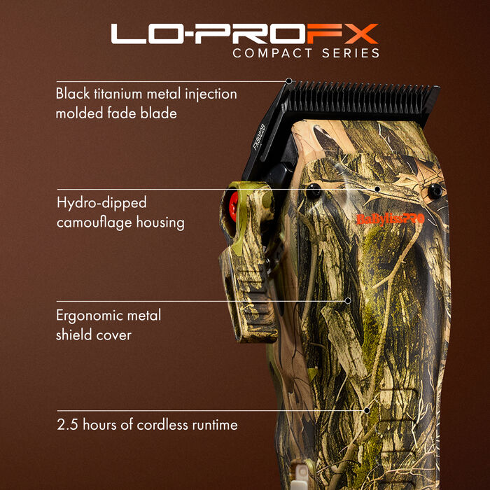 BaBylissPRO Limited Edition Camo Lo-PRO FX Compact Clipper (FX82CAM) — image 6