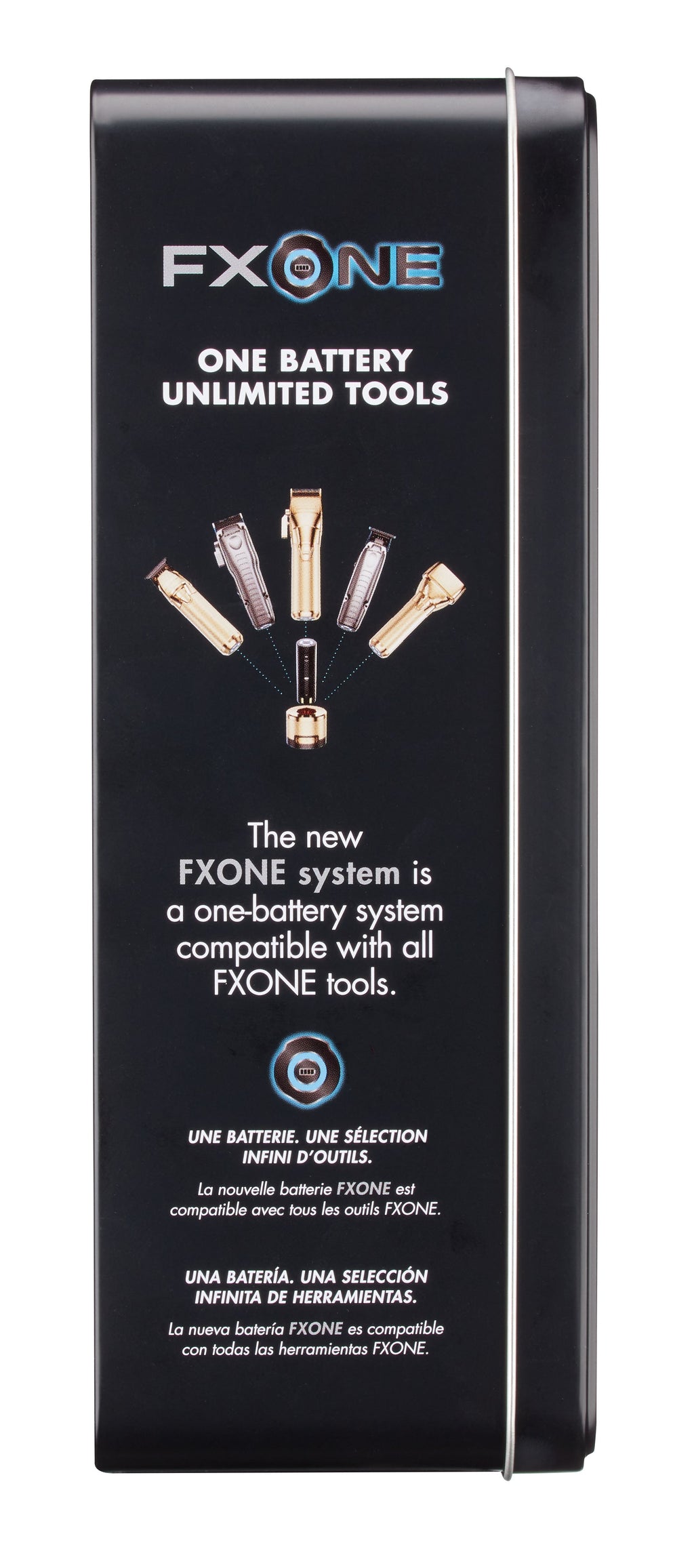 BaBylissPRO FXONE BLACKFX All-Metal Interchangeable-Battery Cordless Clipper (FX899MB) — image 8