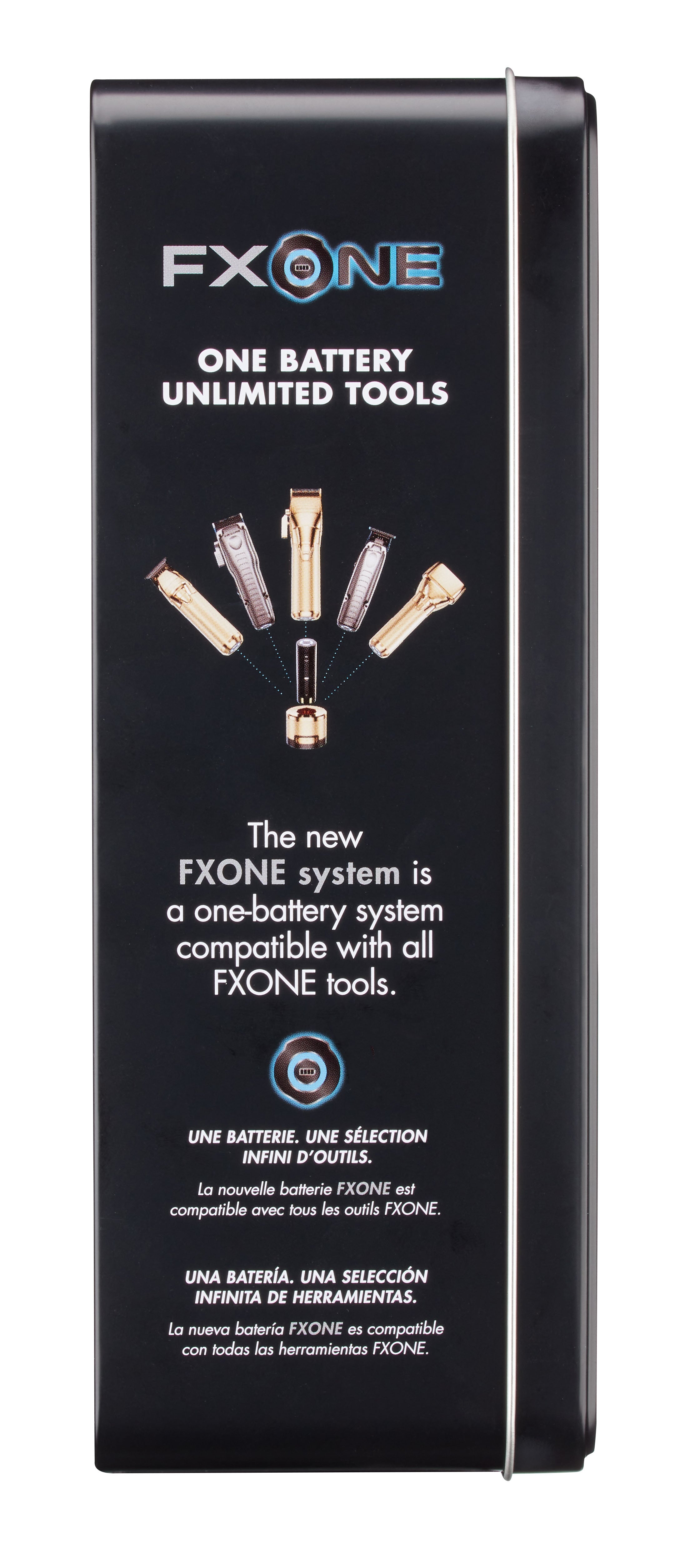 BaBylissPRO FXONE BLACKFX All-Metal Interchangeable-Battery Cordless Clipper (FX899MB) — image 8