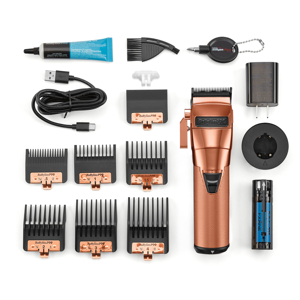 BaBylissPRO FXOne Rose GoldFX All-Metal Interchangeable Battery Cordless Clipper (FX899RG) — image 2