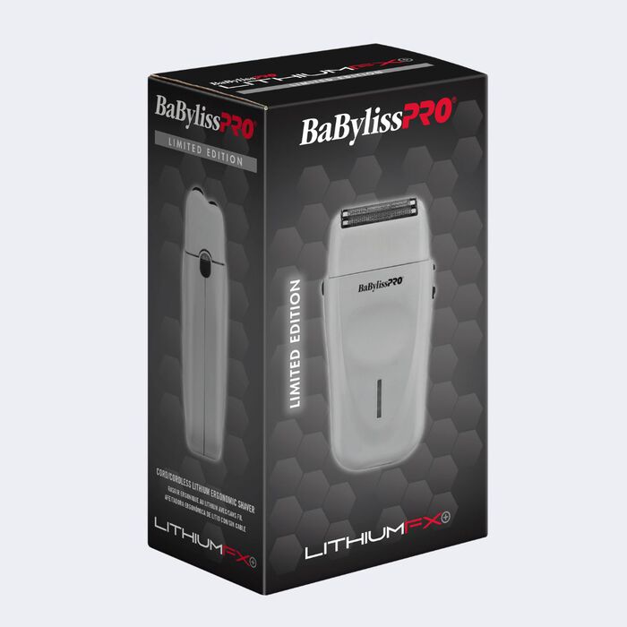 BaBylissPRO Limited Edition LithiumFX+ Lithium Ergonomic Cord/Cordless Double Foil Shaver - Grey (FXFS573GY) — image 6