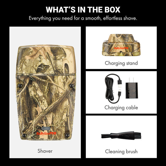 BaBylissPRO Limited Edition Camo Lo-PROFX Compact Single Foil Shaver (FXLPFS1CAM) — image 9