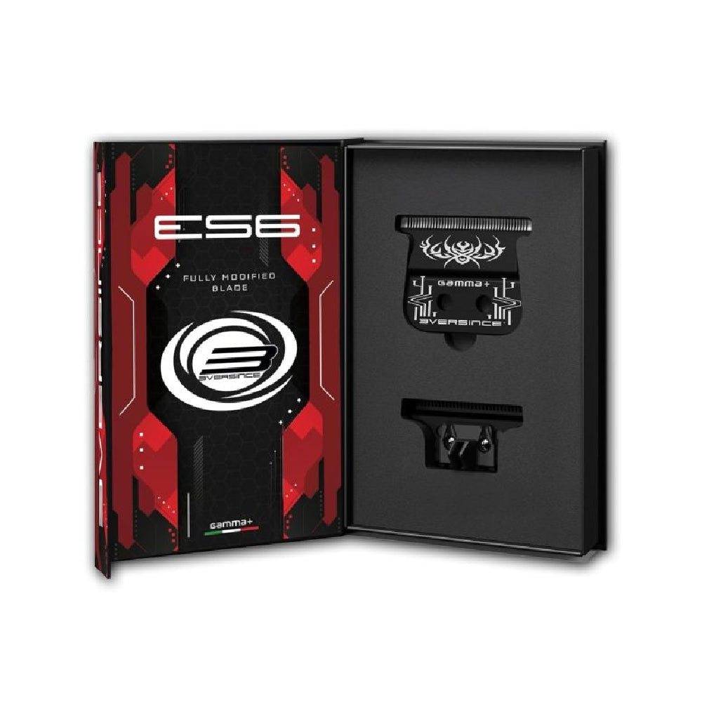 GAMMA+ 3Versince ES6 Black Diamond DLC Wide Blade with DLC "The One" Cutter Trimmer Blade Set (3VES6)