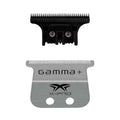Gamma+ X-Pro Stainless Steel Blade + Black Carbon Diamond DLC The One Cutting Trimmer Blade Set (GP528SB)