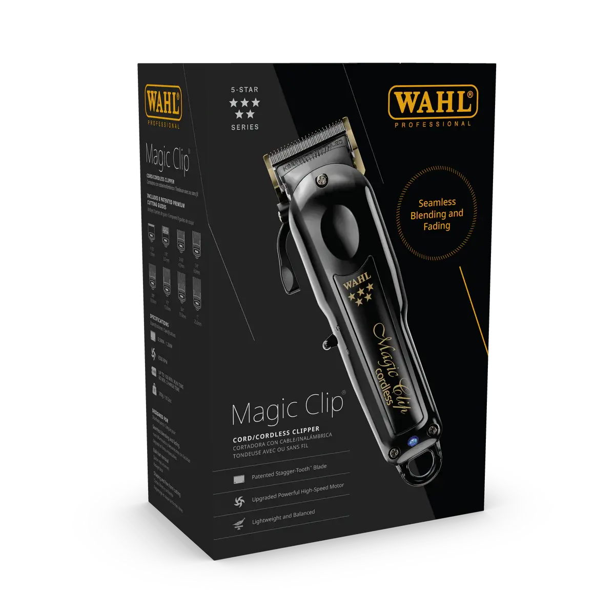 Wahl Professional 5 Star Magic Clip Cordless Clipper - Black (3026432)