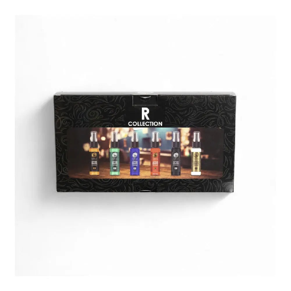 Rolda R Collection 6pc Aftershave Cologne Tonic Travel Set (60ml/2.02oz)