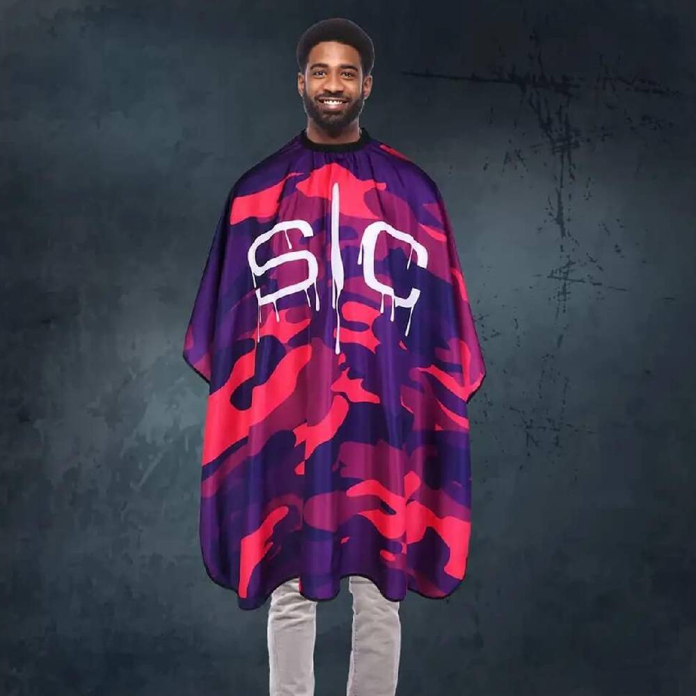 StyleCraft Pink Camo Cutting Cape-Clipper Vault