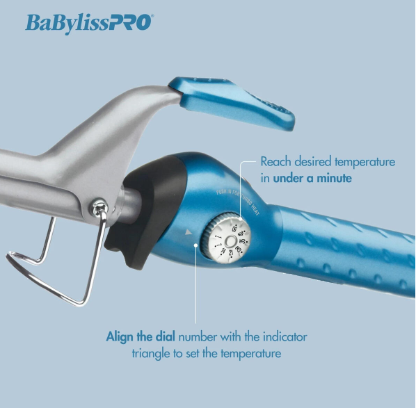 BaBylissPRO Limited Edition Nano Titanium 1.25" Spring Curling Iron & 1" Ultra-Thin Flat Iron Value Set (BNTPP95) — image 5