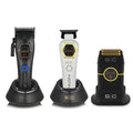 StyleCraft Instinct Metal Edition Hair Clipper w/ Instinct Metal Edition Trimmer w/ Instinct Metal Double Foil Shaver (SC611M, SC410M, SC807) [COMBO]